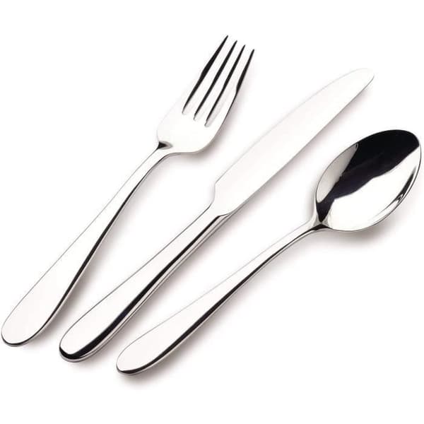 Grunwerg Windsor Carded Windsor Bestickset i en box, Spegel, 24 bitar - 24BXWDR