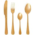Miniatyrbild 1 av 2: Bestick - QUID - Set med 24 - Guld - Rostfritt stål - Blank finish