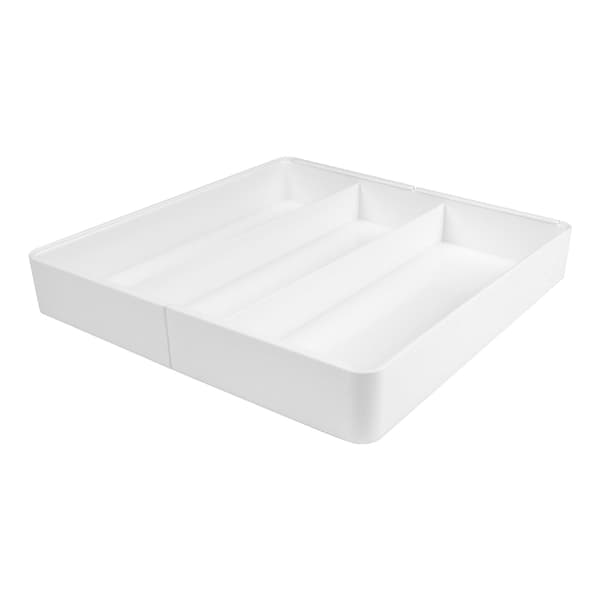 Justerbar besticklåda i off-white för flexibel förvaring