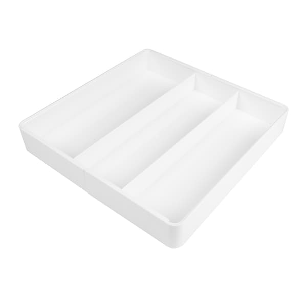 Justerbar besticklåda i off-white för flexibel förvaring