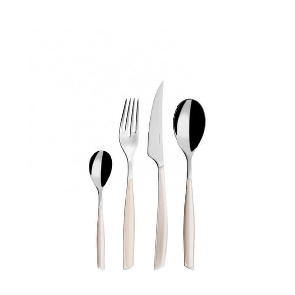 Bugatti Glamour ivory 24-delad bestickset