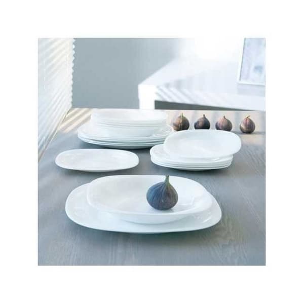 Tallrikar - Luminarc - Carine - Vit - Glas - 18 st