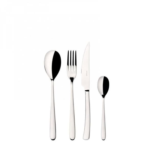 Ménagère - PRELUDIO - 24 Delar - Rostfritt stål 18/10 - Modern design - Diskmaskinssäker