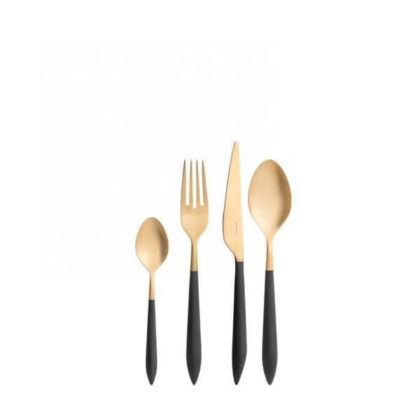 ARES, Posate Gold Finish Set