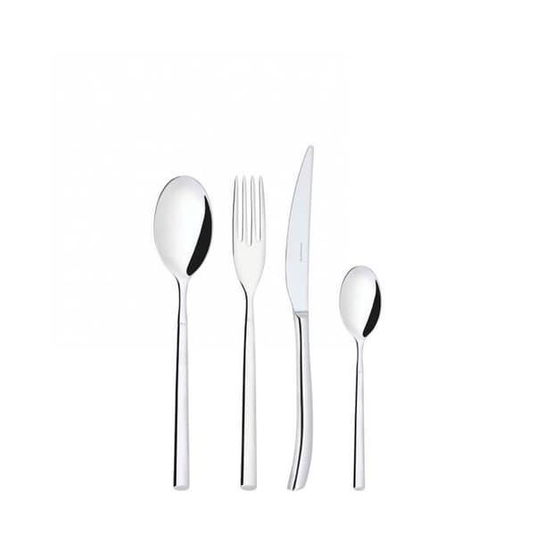 Ménagère 24 Delar - PORTOFINO - Rostfritt Stål 18/10 - Blank Yta - Diskmaskin Kompatibel