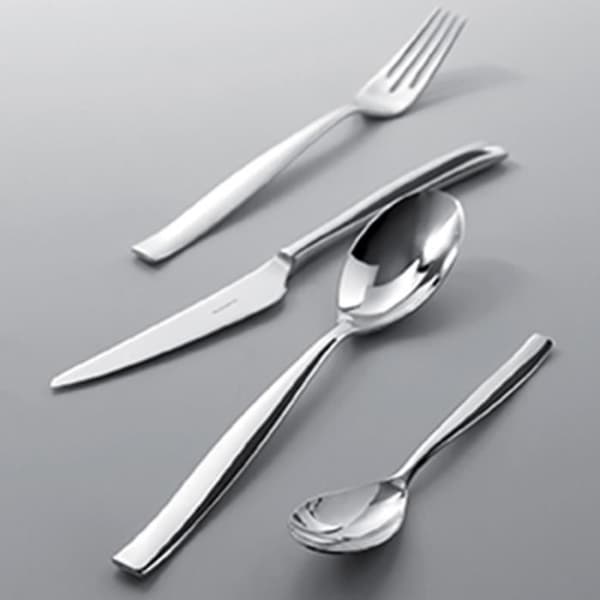Ménagère 24 Delar - TOSCANA - Rostfritt Stål 18/10 - Diskmaskin - Modern Design - Slagen Monoblock