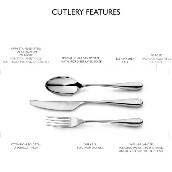 Arden Cutlery Set, 84 pieces - Robert Welch