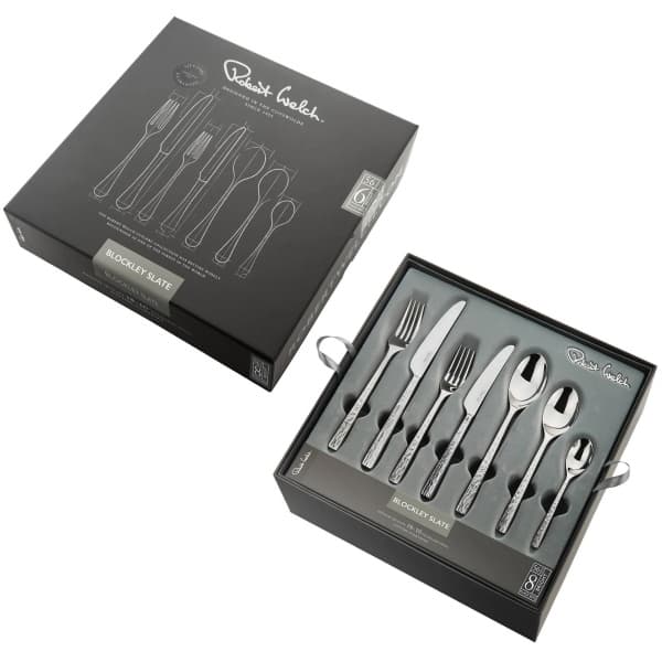 Blockley Slate Cutlery Set, 56 pieces - Robert Welch