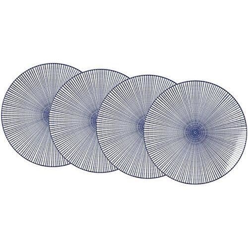 Ritzenhoff - Breker Cakes and Breakfast Set med Royal Makoto-tallrikar, 4 delar, diameter 21,5 cm,