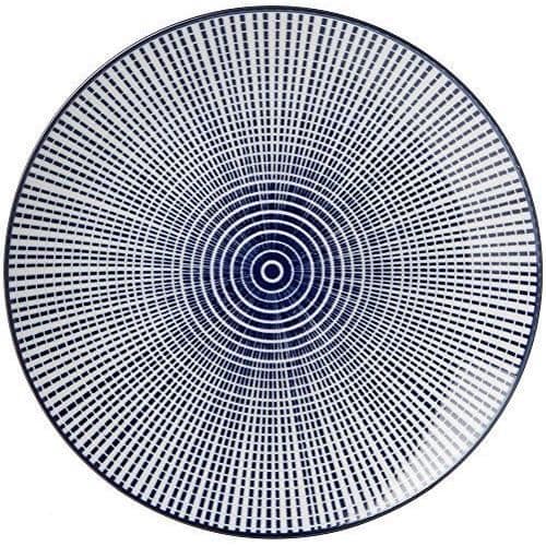 Ritzenhoff - Breker Set med Royal Makoto middagstallrikar, 4 delar, 26,5 cm diameter, porslin, blå/vit - 203486