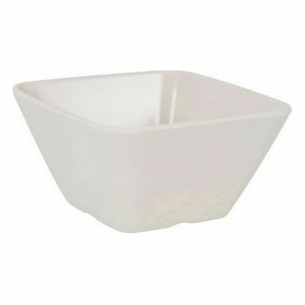 Snacksskål La Mediterránea Melamin Vit Glans 10 x 10 x 5 cm (36 antal)