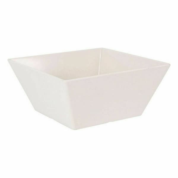 Snacksskål La Mediterránea Melamin Vit Glans 18 x 18 x 8 cm (24 antal)