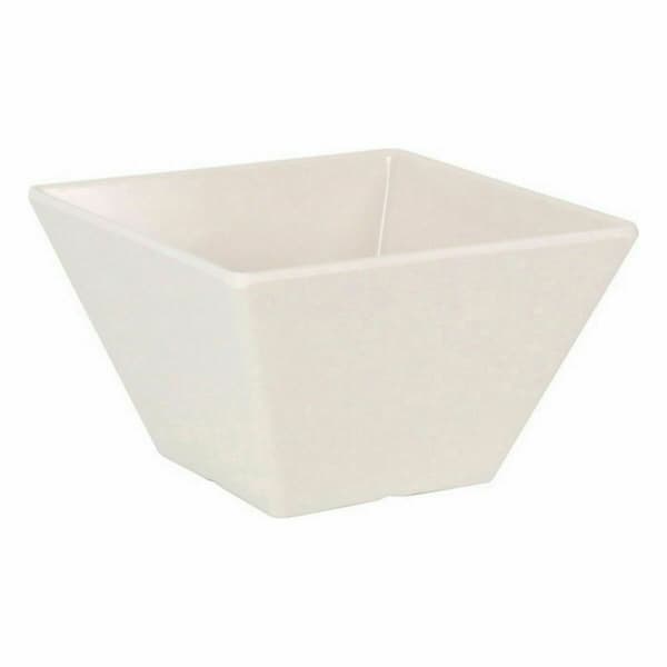 Snacksskål La Mediterránea Melamin Vit Glans 13 x 13 x 7 cm (24 antal)
