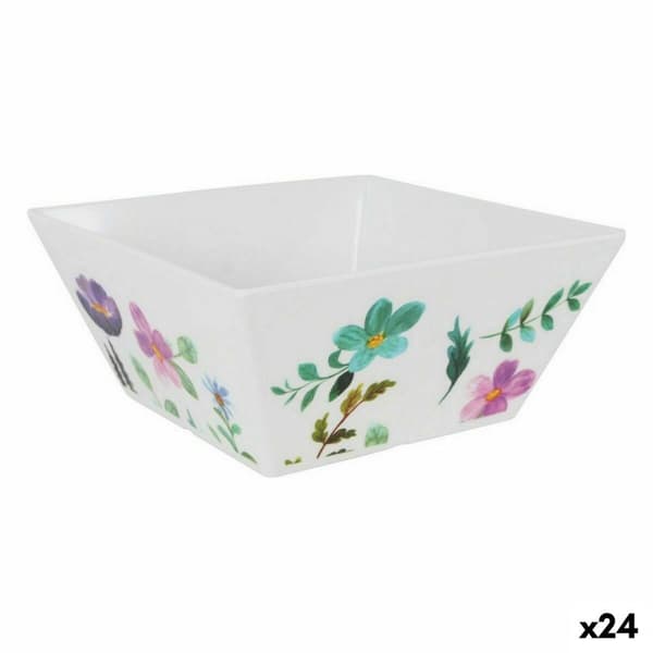 Snacksskål La Mediterránea Sakura Melamin Glans 18 x 18 x 8 cm (24 antal)