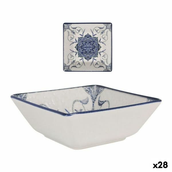 Snacksskål La Mediterránea Rosetta Porslin 13 x 13 x 5 cm (28 antal)