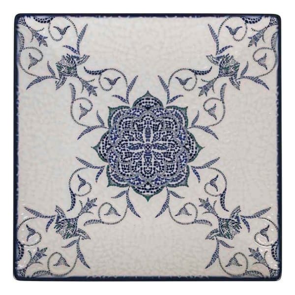 Platt skål La Mediterránea Rosetta 24 x 24 x 2 cm (6 antal)