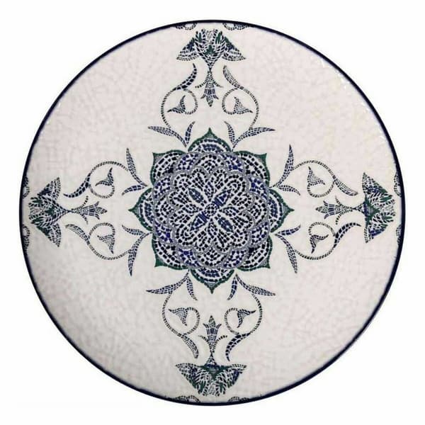 Tallriksunderlägg La Mediterránea Rosetta Porslin Ø 32,5 cm (6 antal)