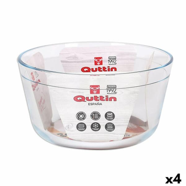 Ugnsplåt Quttin 104639 Glas 2,9 L (4 antal) (21,5 cm)