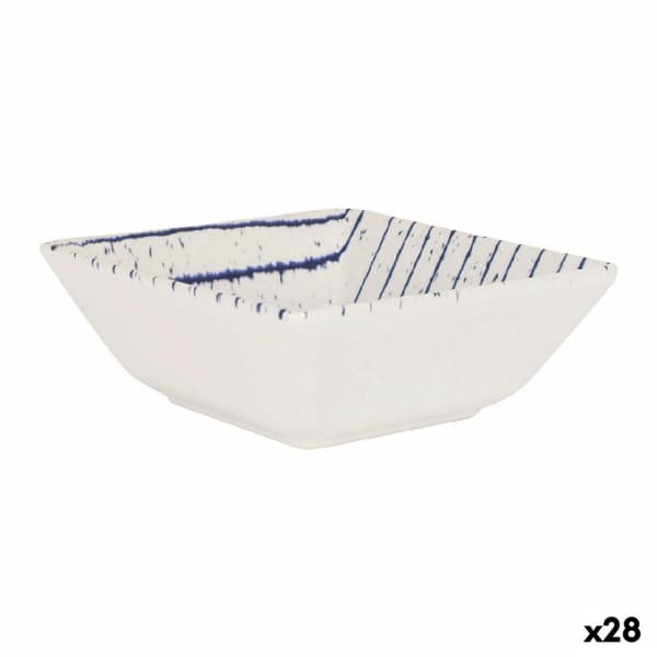 Snacksskål La Mediterránea Arago Porslin 13 x 13 x 5 cm (28 antal)
