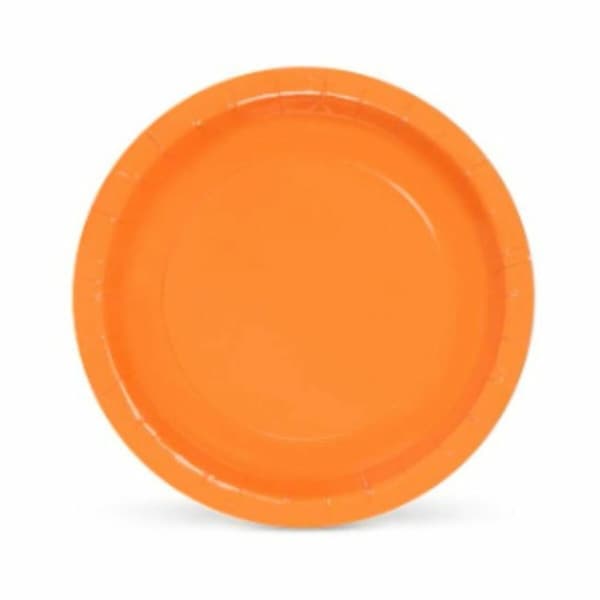 Tallriksset Algon Engångsanvändning Papp Orange (36 antal)