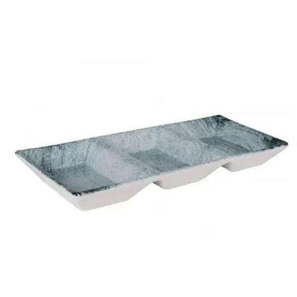 Snacksbricka La Mediterránea Dalian 3 Fack 25 x 11 x 3 cm (24 antal)