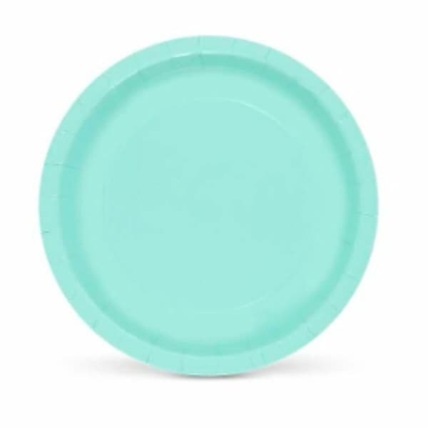 Tallriksset Algon Aquamarine Engångsanvändning Papp 20 x 20 x 1,5 cm (36 antal)