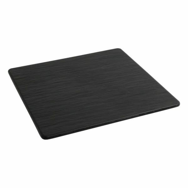 Platt skål Inde Africa Svart Melamin Fyrkantig 35 x 35 x 0,7 cm (6 antal)