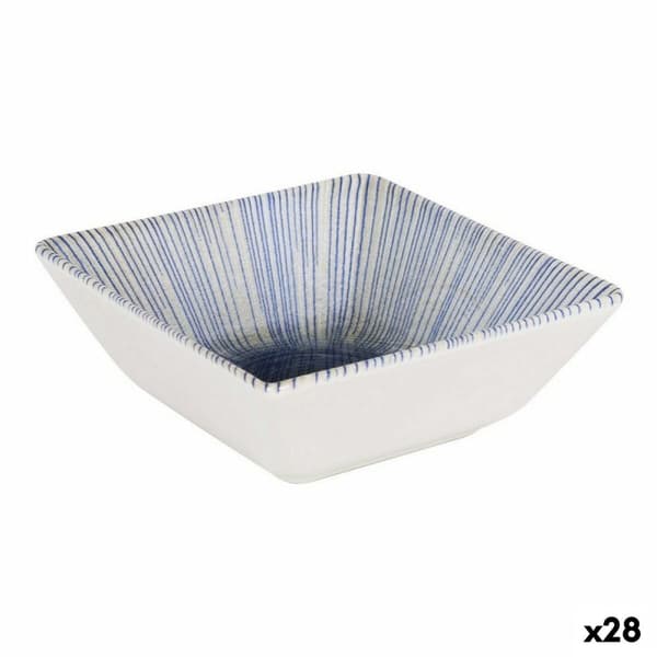 Snacksskål La Mediterránea Irys Porslin 13 x 13 x 5 cm (28 antal)