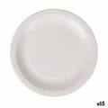 Miniatyrbild 1 av 2: Tallriksset Algon Engångsanvändning Vit Papp 28 cm (15 antal)