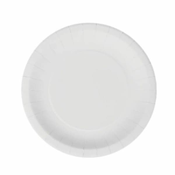 Tallriksset Algon Engångsanvändning Vit Papp 20 cm (10 antal)