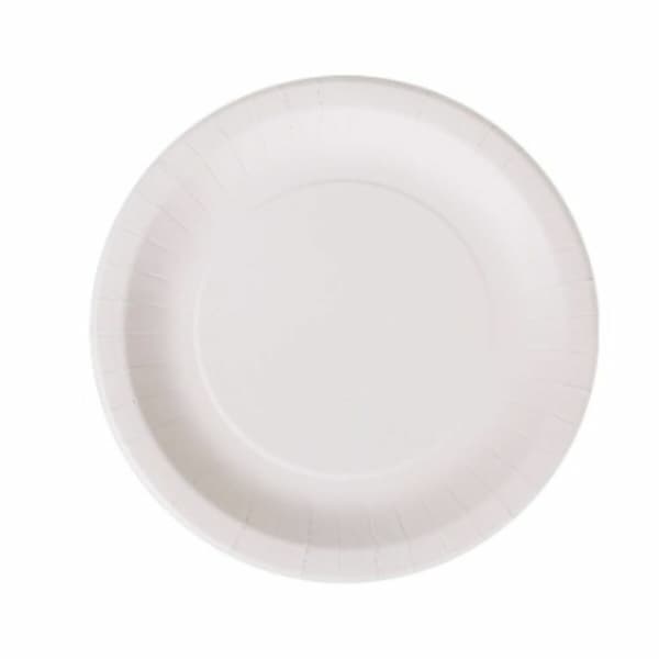 Tallriksset Algon Engångsanvändning Vit Papp 28 cm (36 antal)