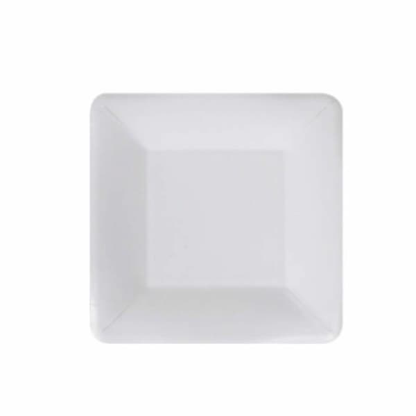 Tallriksset Algon Engångsanvändning Vit Papp 18 cm (36 antal)