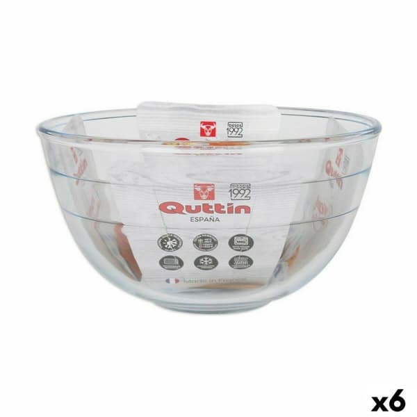 Skål Quttin Quttin Glas 3,8 L Mixer (6 antal)