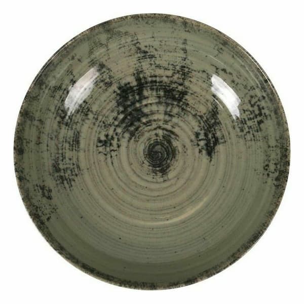 Djup tallrik La Mediterránea Aspe Grön Ø 22,7 x 5 cm (12 antal)