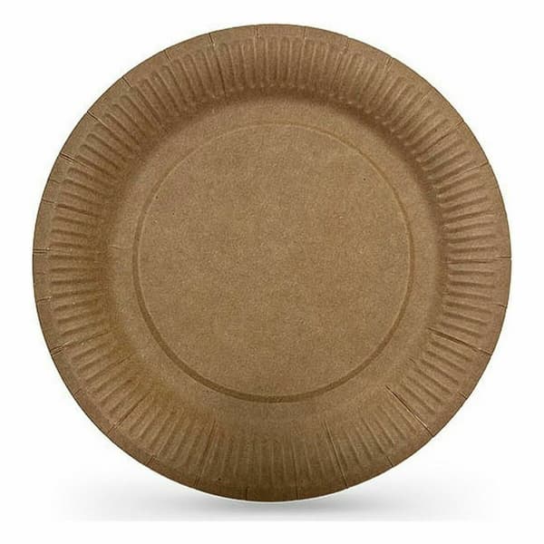 Tallriksset Algon Engångsanvändning kraftpapper 10 Delar 20 cm (24 antal)