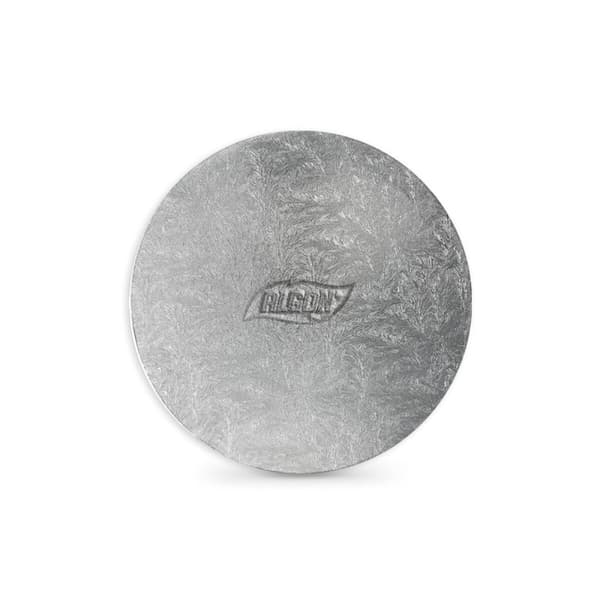 Kakfat Algon Silvrig 20 x 20 x 1 cm Rund (24 antal)