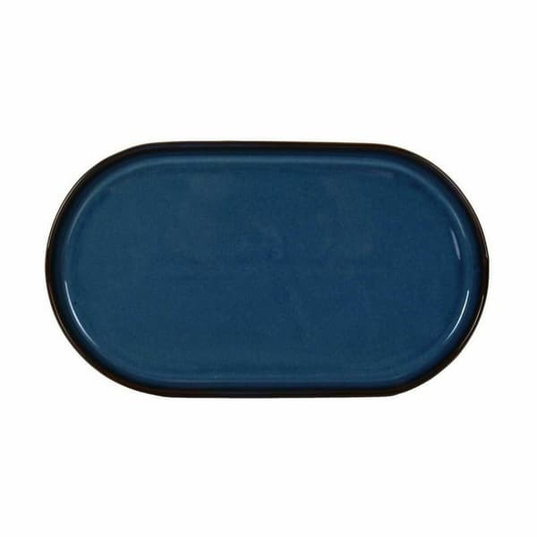 Snacksbricka La Mediterránea Chester Blå Avlång 30,5 x 17,5 x 2,8 cm (8 antal)