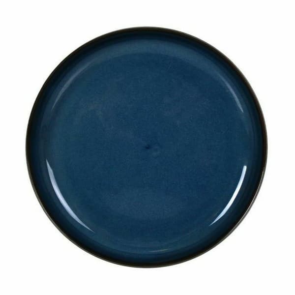Snacksbricka La Mediterránea Chester Blå Rund 19,6 x 2,2 cm (18 antal)