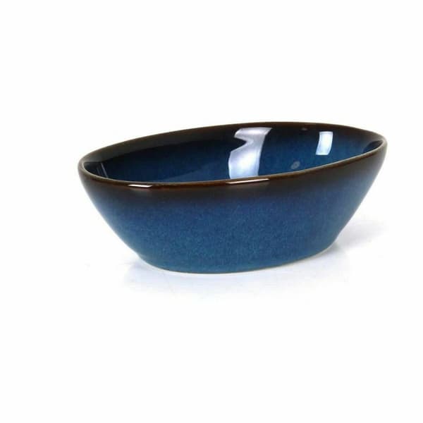 Snacksskål La Mediterránea Pica-pica Blå Avlång 14,2 x 8,5 x 4,2 cm (24 antal)