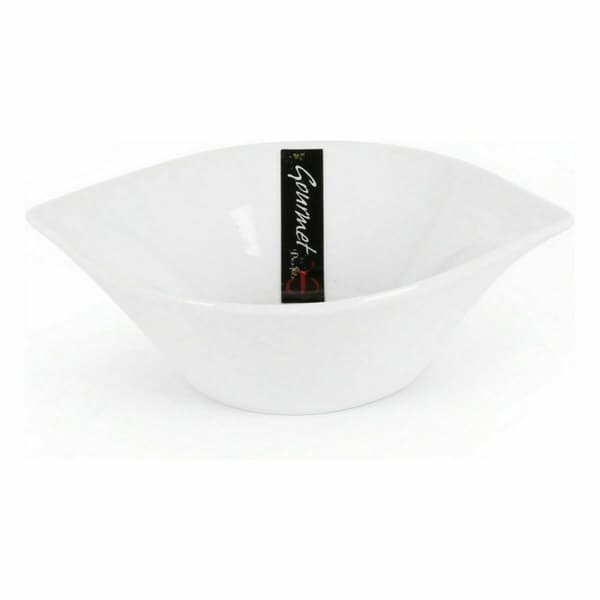Snacksskål Pica-pica gourmet Vit 15 x 11,5 x 4,2 cm (24 antal)