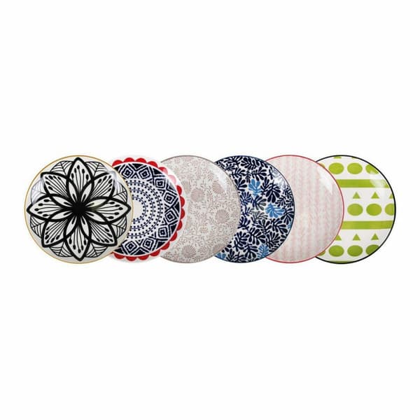 Servingsfat La Mediterránea Hanae Japanska Rund 20 x 20 x 2,5 cm (18 antal)