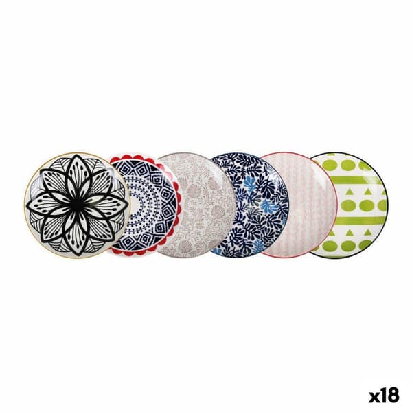 Servingsfat La Mediterránea Hanae Japanska Rund 20 x 20 x 2,5 cm (18 antal)
