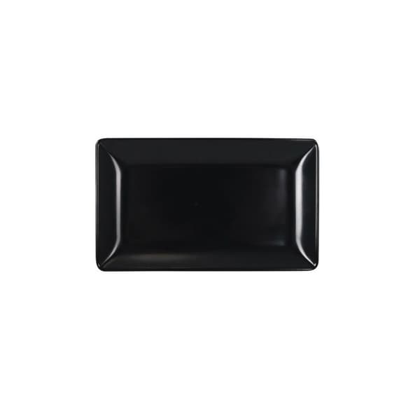 Snacksbricka La Mediterránea Mörkgrå 25 x 15 x 2 cm (12 antal)