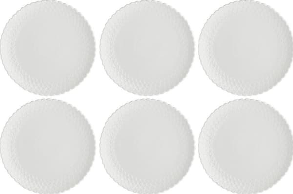 NPC Poland La Porcellana Bianca 6 Momenti tårtfat 18 cm vit