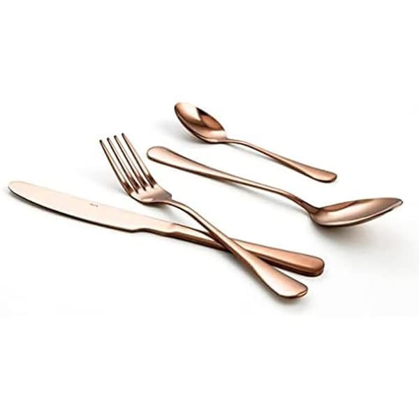Bestickset - QUID - Celebrart - Metall - Koppar - 24 delar - Tål diskmaskin