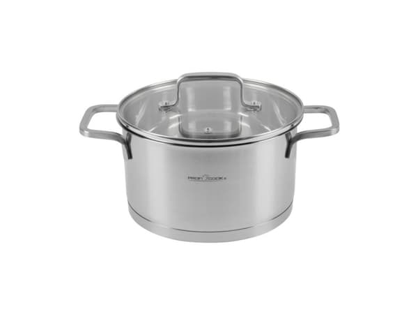 ProfiCook PC-KTS 1225, Grytset, Rostfritt stål, Rostfritt stål, Ingen beläggning, Rostfritt stål, Stål