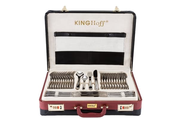 KINGHOFF BESTÄCK 72 ST SATIN KH-3553 resväska