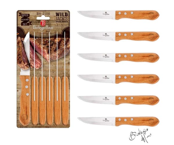 SET Biffknivar 6 st BERLINGER HAUS BH-2106