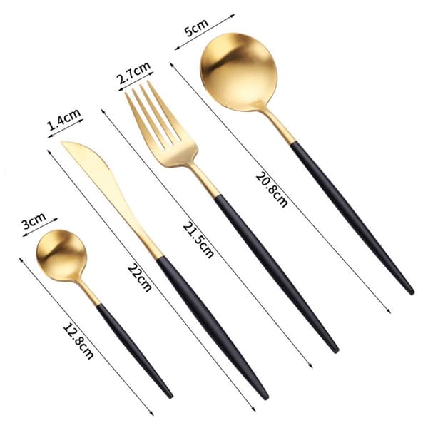 TD® Bestick i rostfritt stål Bestick Gaffel Bordsservis Portugal Stil Giftfri Säker för konsumtion Chic