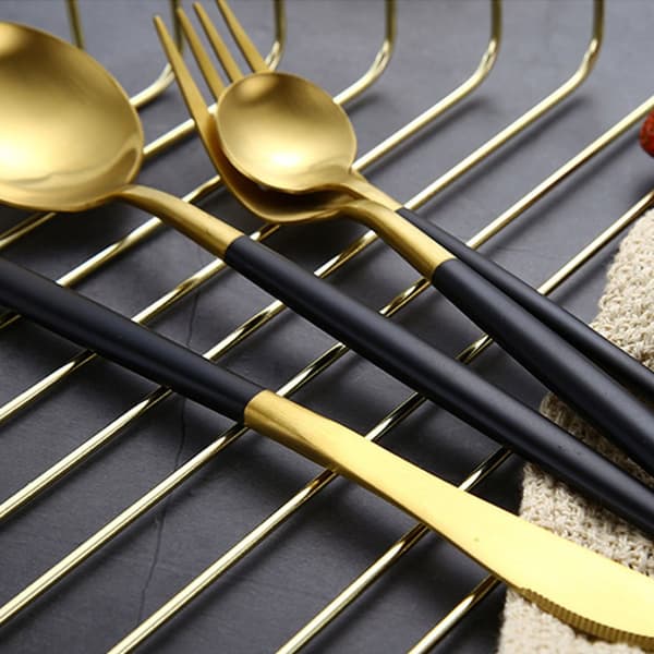 TD® Bestick i rostfritt stål Bestick Gaffel Bordsservis Portugal Stil Giftfri Säker för konsumtion Chic